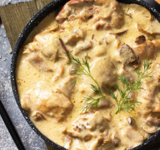 Beef Stroganoff